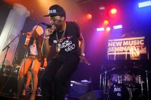 Black Cobain performs at the Artist On The Verge Finals 2012 at Santos Party House in New York City, June 18, 2012.